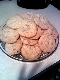A picture of who put butterscotch in my chip cookies?.