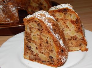 Almás kuglóf recept fotója