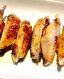 Grilled Chicken Wings with Salt, Yakitori Style at Home