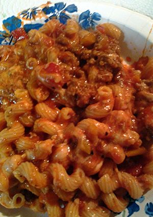A picture of cheesy corkscrews.