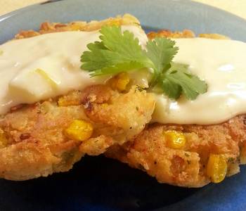 Fresh, Prepare Recipe Mexican Corn Cakes with Green Chili Sauce Practical Delicious