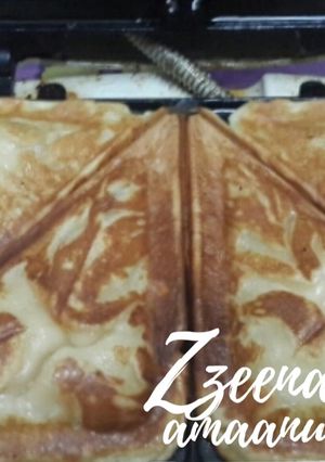 A picture of Banana Pancake Sandwiches.