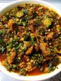 Okra and Uziza Soup