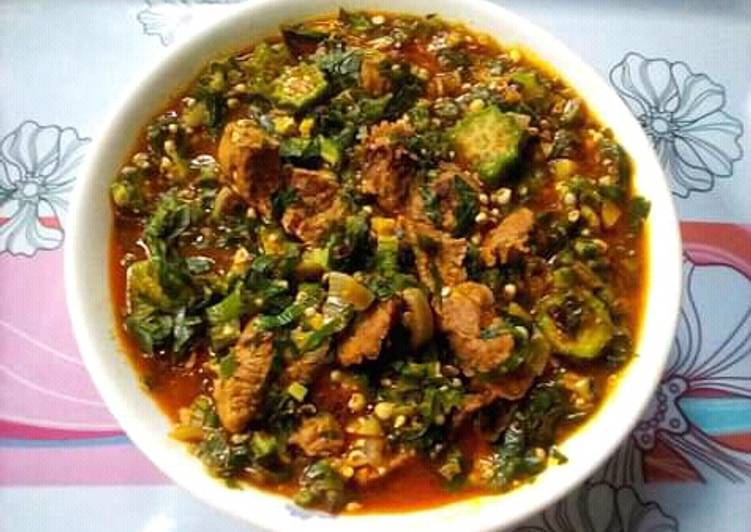 Recipe of Speedy Okro and Uziza Soup | Popular Recipes Cooking Guide