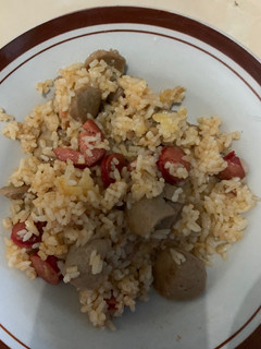 Foto resep Nasi goreng bakso sosis