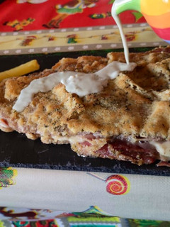 Una foto de Cachopo de ternera al cabrales