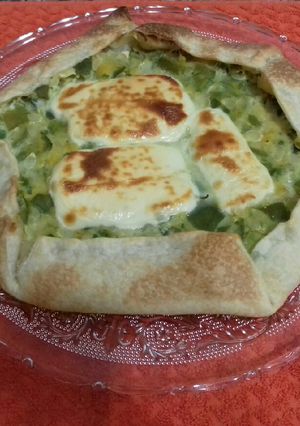 Una foto de Tarta light de zapallitos (curcubita máxima var. zapallitos)