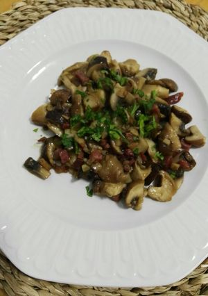 Foto principal de Salteado de Shitake y Portobello