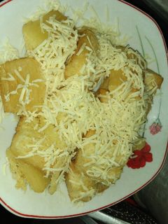 Foto resep Singkong goreng mekar keju