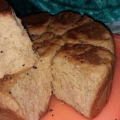 Homemade baked bread A picture of Homemade baked bread.