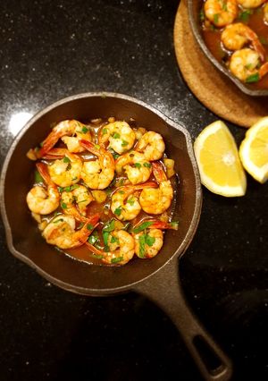 Gambas pil pil recept fotója