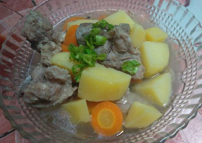 Sop daging kambing