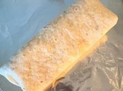 A picture of egg sausage burrito