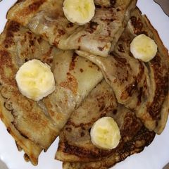 A picture of Banana pancakes.