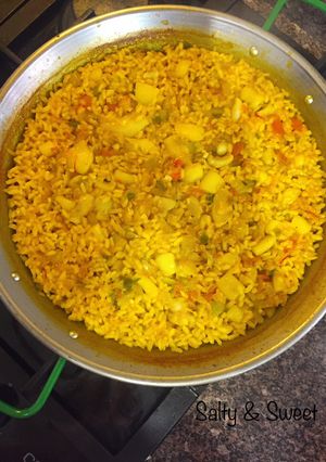 Una foto de Arroz con sepia S&S