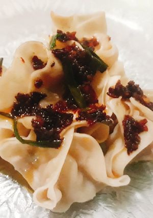 Foto resep Siomay ayam + udang dengan minyak cabai