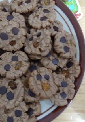 Foto resep 4. Cookies coklat monster (takaran sendok)