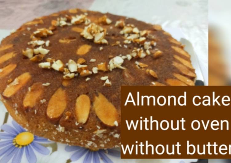 Easiest Way to Prepare Super Quick Homemade Almond cake without oven and without butter