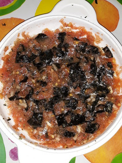 Una foto de Salsa de tomate con algas nori