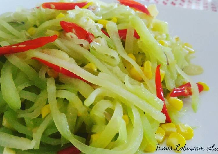 Bumbu Membuat Tumis labusiam yang enak