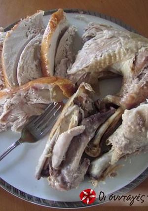 Φωτογραφία της συνταγής Πώς κόβουμε μια ψημένη γαλοπούλα