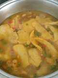 Merluza con gambas