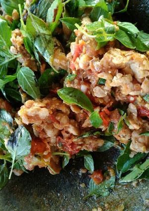 Foto resep Sambal tempe kemangi
