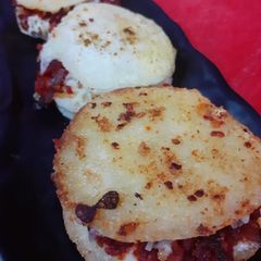 A picture of Pav Bhaji Uttapam Sandwich.