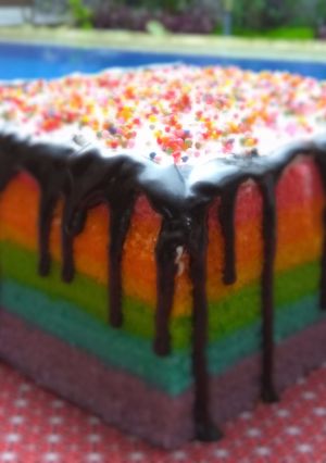 Foto resep Rainbow Cake