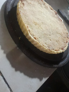 Una foto de Tarta de coco con dulce de leche