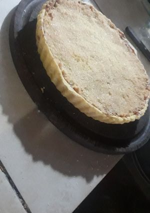 Una foto de Tarta de coco con dulce de leche