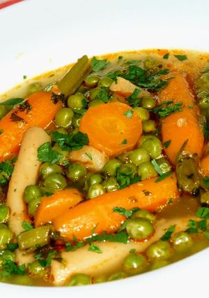 Borsóleves recept fotója