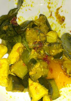 Foto resep Terong masak kuning
