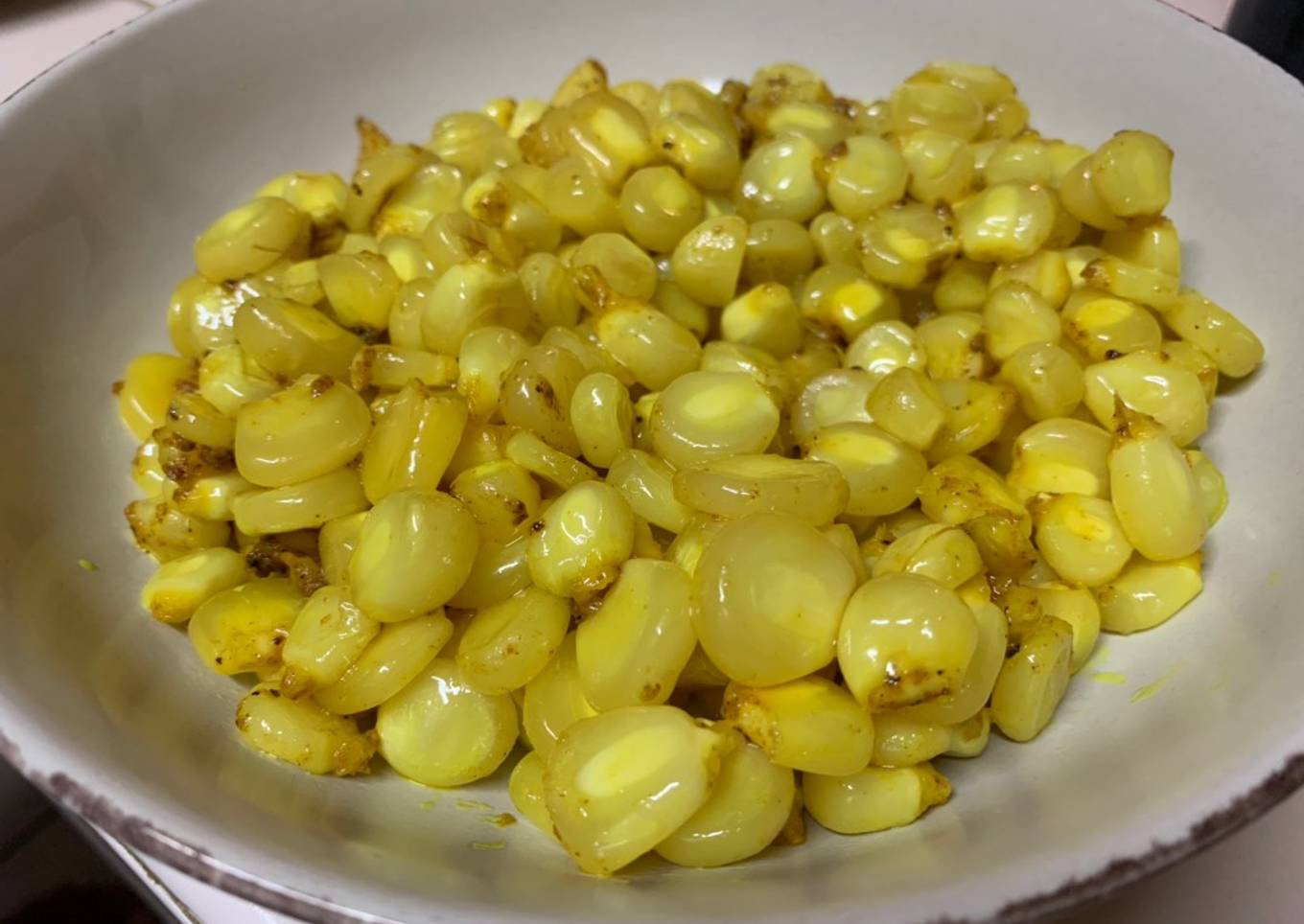 Quick and easy jumbo fried corn