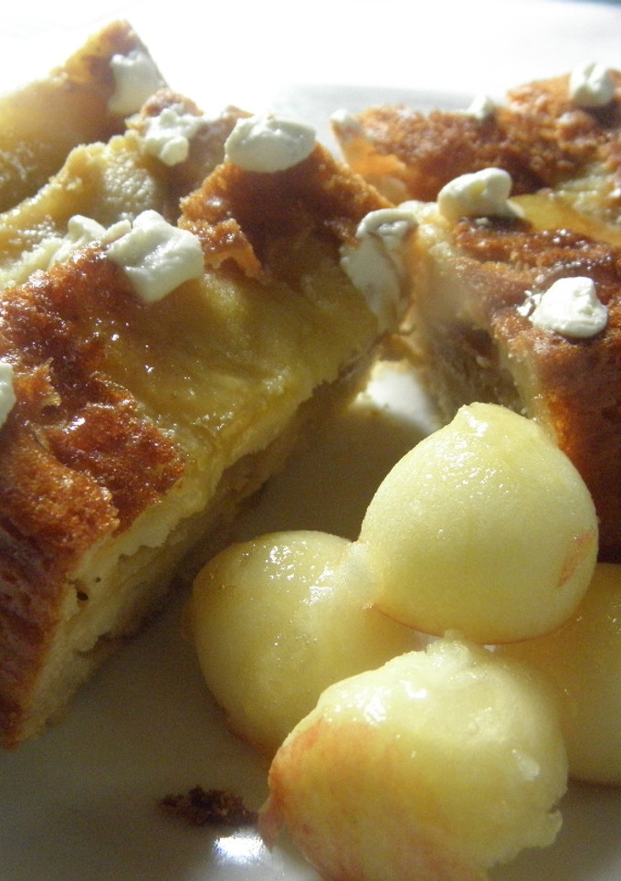 Una foto de Torta invertida de manzana light