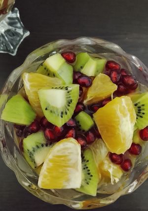 عکسی از دستور سالاد میوه زمستانی🍊
