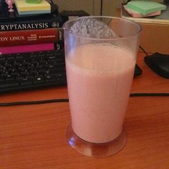 A picture of Healthy smoothie for breakfast.