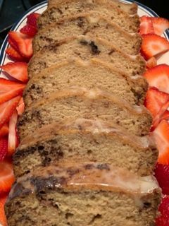 Foto de Bolo de Banana, Canela e Chocolate