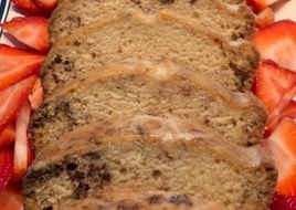 Bolo de Banana, Canela e Chocolate