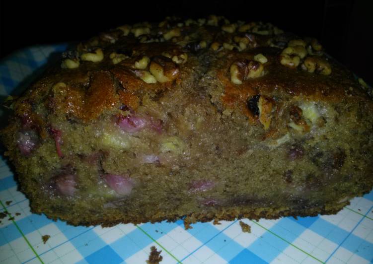 Step-by-Step Guide to Prepare Super Quick Homemade Banana strawberry bread