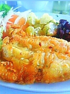 Una foto de Pescado Frito fácil y crujiente