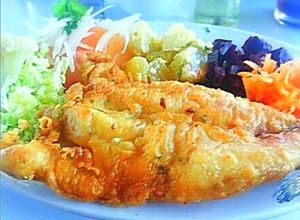Una foto de Pescado Frito fácil y crujiente