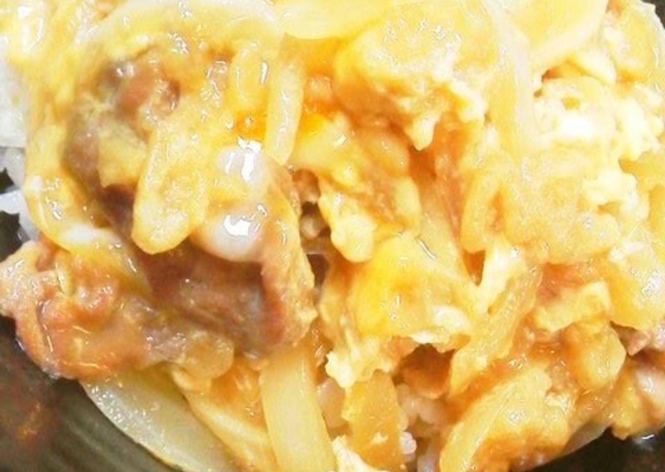For Dinner or Lunch! Simple Tannin-don (Pork and Egg Rice Bowl)