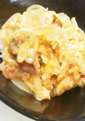 A picture of For Dinner or Lunch! Simple Tannin-don (Pork and Egg Rice Bowl).