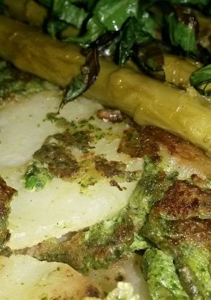 A picture of Sig's Potato and 7 Greens Fritata.