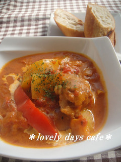 A picture of Awesome Creamy Tomato Stew.