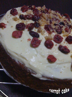 A picture of Carrot Cake.