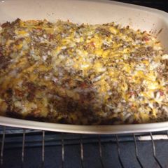 Lisa's Cheesy Beef ranch Hashbrown Casserole A picture of Lisa's Cheesy Beef ranch Hashbrown Casserole.