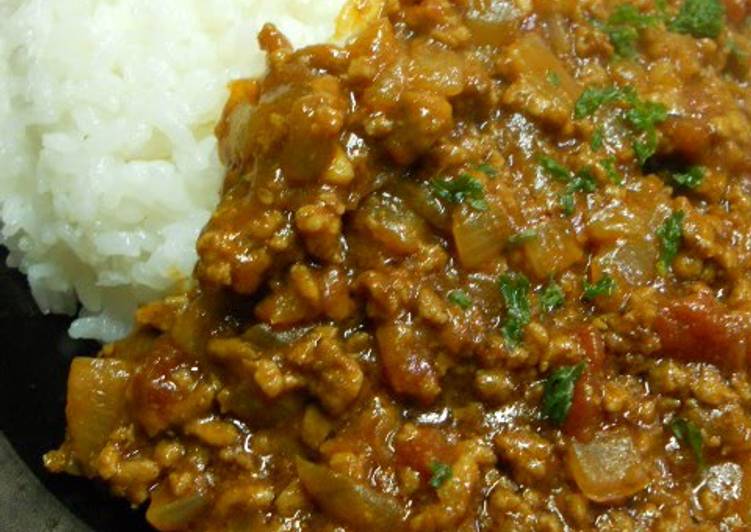 How to Prepare Quick Minced Meat Curry