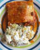 Lasaña con papas mayo